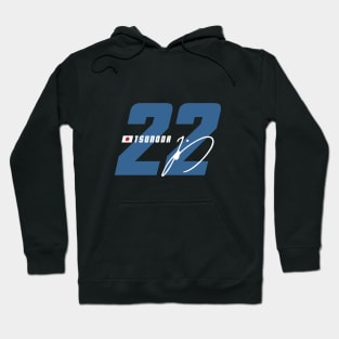 Yuki Tsunoda 22 Signature Number Hoodie